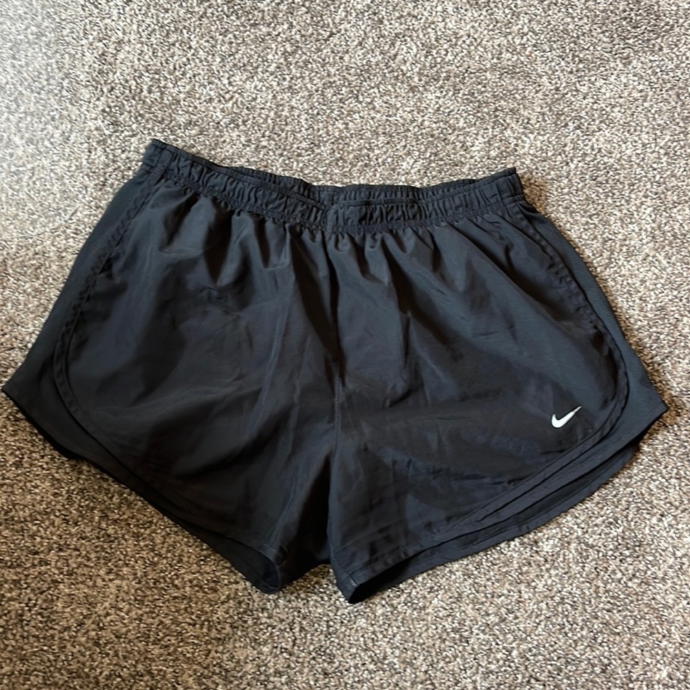 black nike shorts